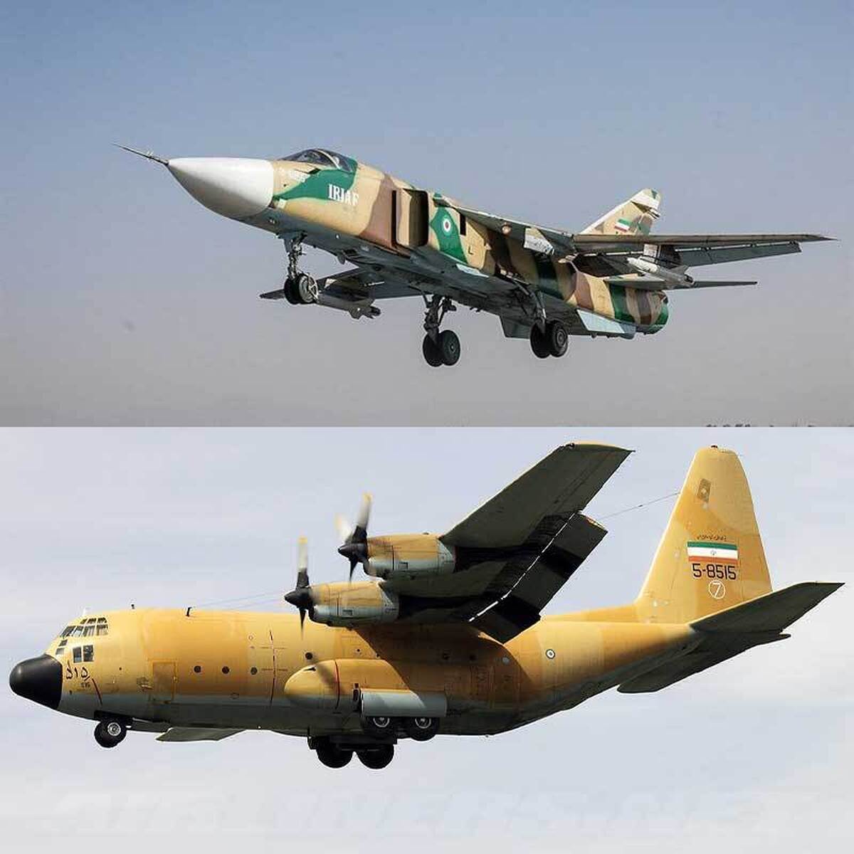 بازآماد یک فروند جنگنده «سوخو ۲۴» و یک فروند هواپیمای «سی ۱۳۰»