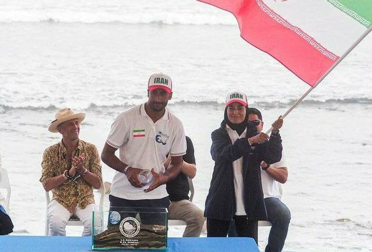 رونمایی از اولین زن مسلمان حاضر در مسابقات جهانی موج سواری