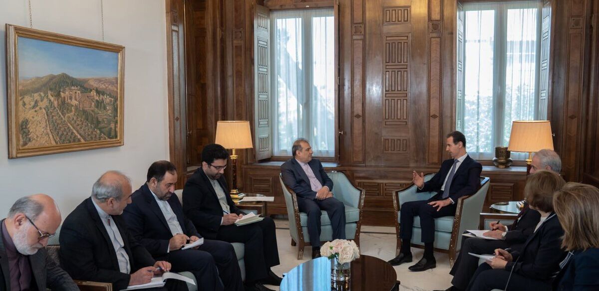 دستیار ارشد وزیر امور خارجه ایران با بشار اسد در دمشق دیدار و گفت‌وگو کرد