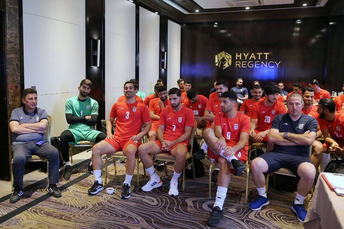 برگزاری آخرین تمرین تیم ملی پیش از بازی با قرقیزستان در حضور ایرانی‌ها+ تصاویر