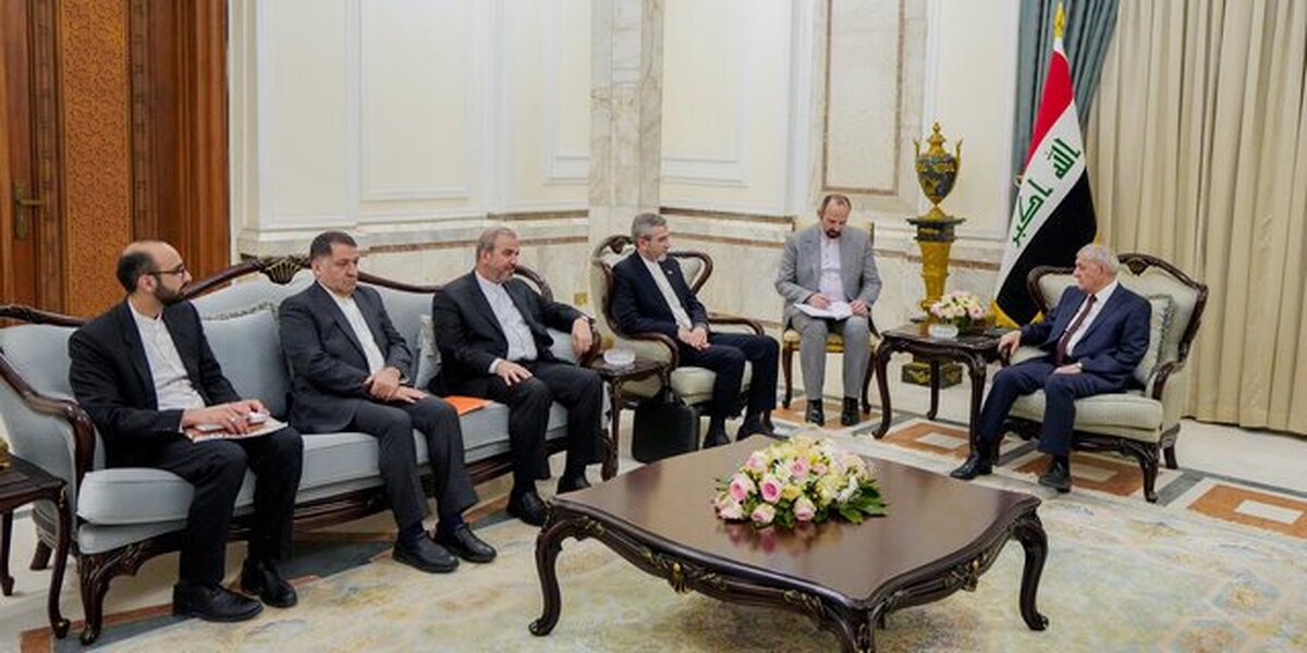 رئیس‌جمهور عراق از ایران تشکر کرد
