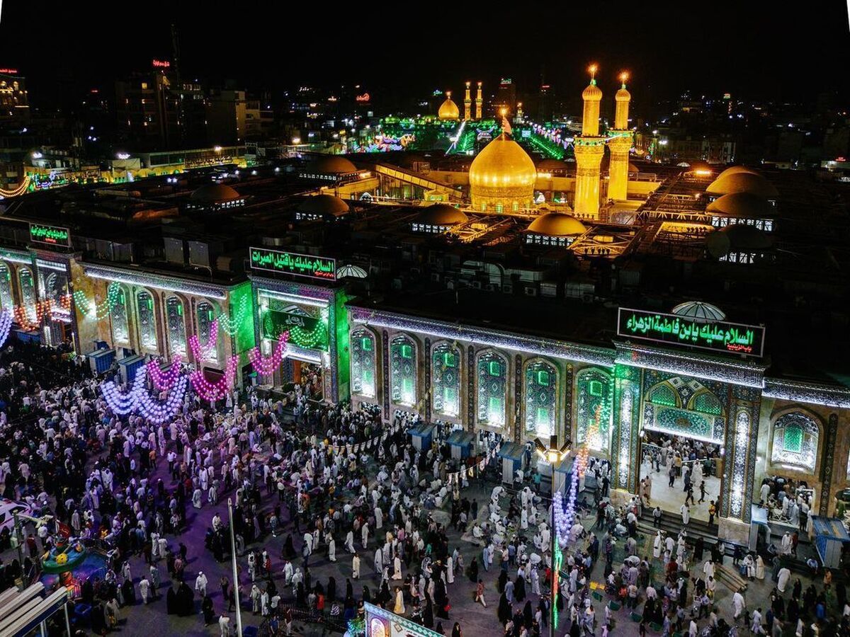 کربلا در جشن غدیر/ تشرف یک میلیون زائر به زیارت امام حسین (ع)+فیلم