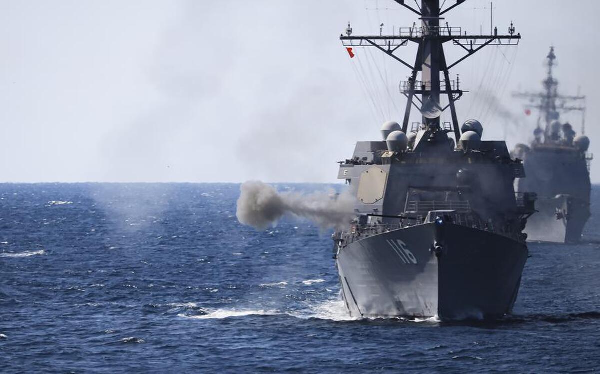 آمریکا ناوشکن «توماس هادنر» را به خلیج فارس اعزام کرد