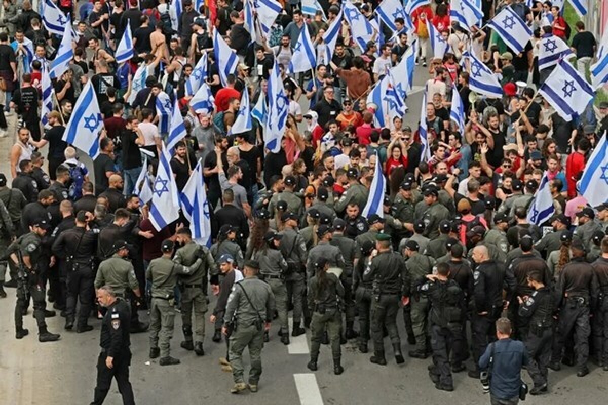 «روز آشوب» در اراضی اشغالی/ مخالفان «نتانیاهو» خیابان‌ها را قبضه کردند