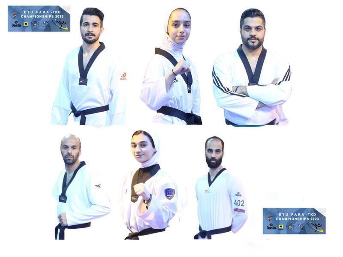 کسب ۶ مدال طلا و برنز پاراتکواندوکاران در رقابت‌های قهرمانی اروپا  ایران نایب قهرمان شد