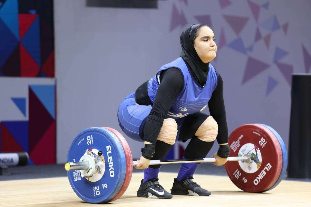 وزنه‌برداری نوجوانان قهرمانی آسیا| تیم دختران ایران سوم شدند