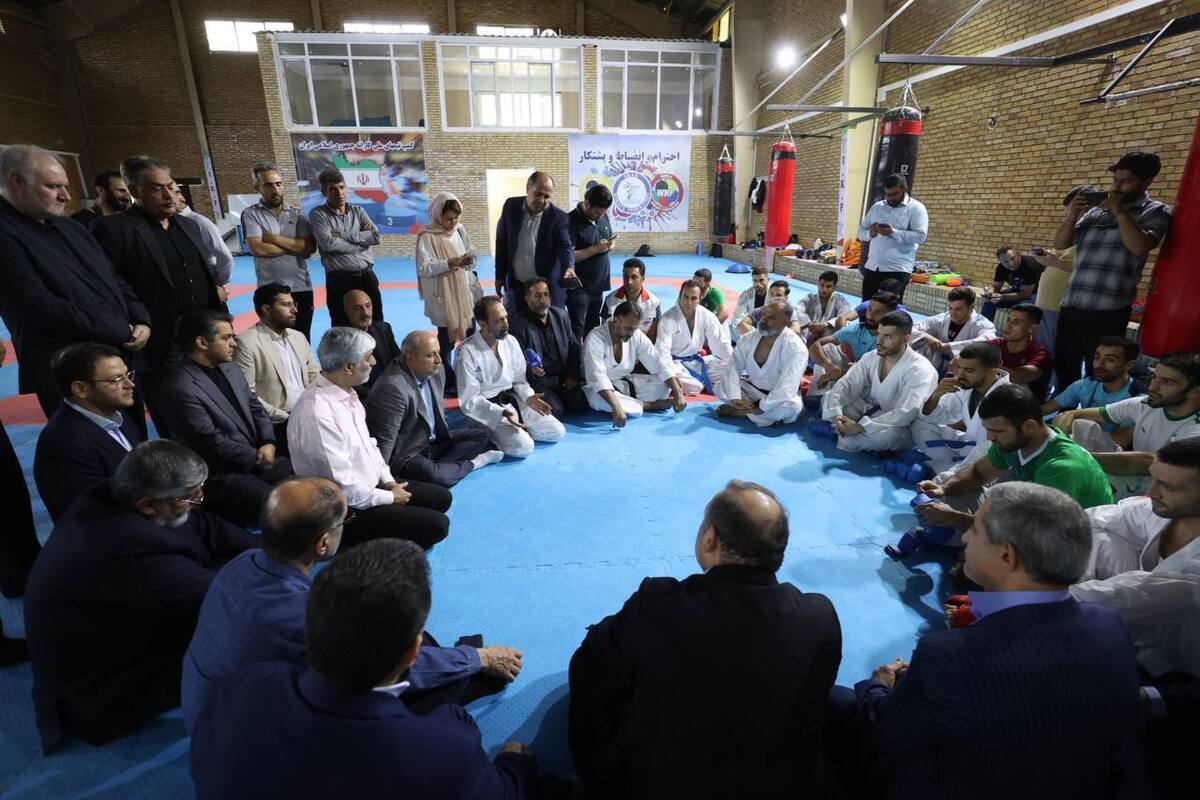 بازدید هاشمی و خسروی وفا از اردوی آماده سازی تیم ملی کاراته