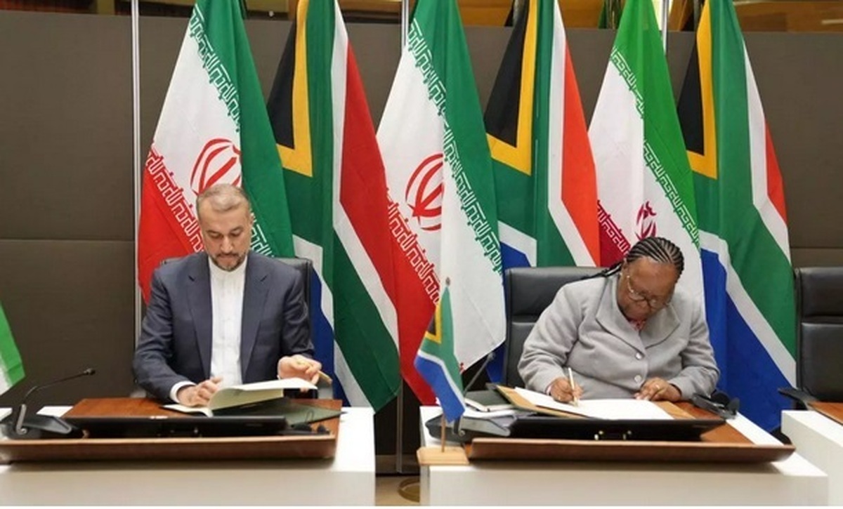 امضای یادداشت تفاهم پانزدهمین اجلاس کمیسیون مشترک اقتصادی ایران و آفریقای جنوبی