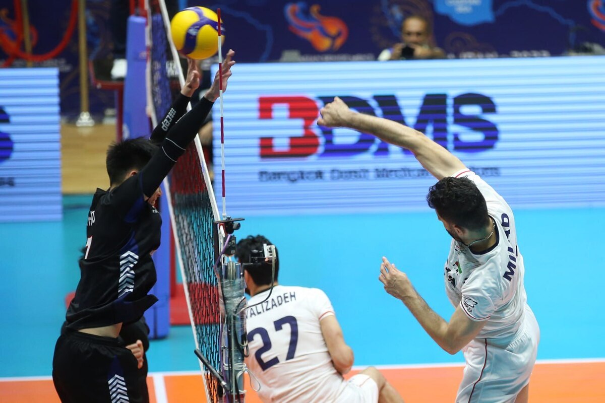 والیبال قهرمانی آسیا|  پیروزی آسان ایران در گام اول