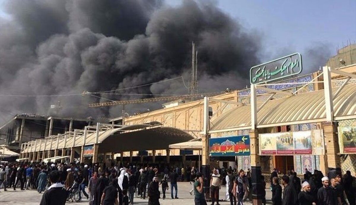 آتش‌سوزی در هتل محل اقامت زائران ایرانی در نجف