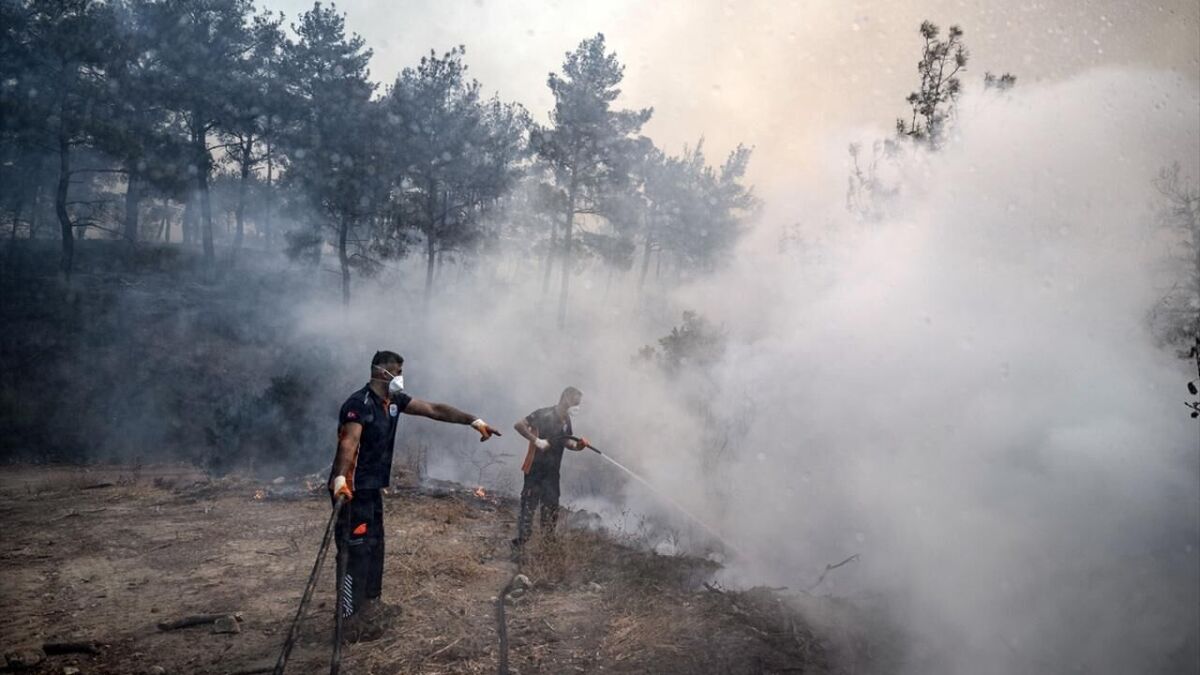 آتش‌سوزی گسترده در غرب ترکیه/ ساکنان منطقه تخلیه شدند