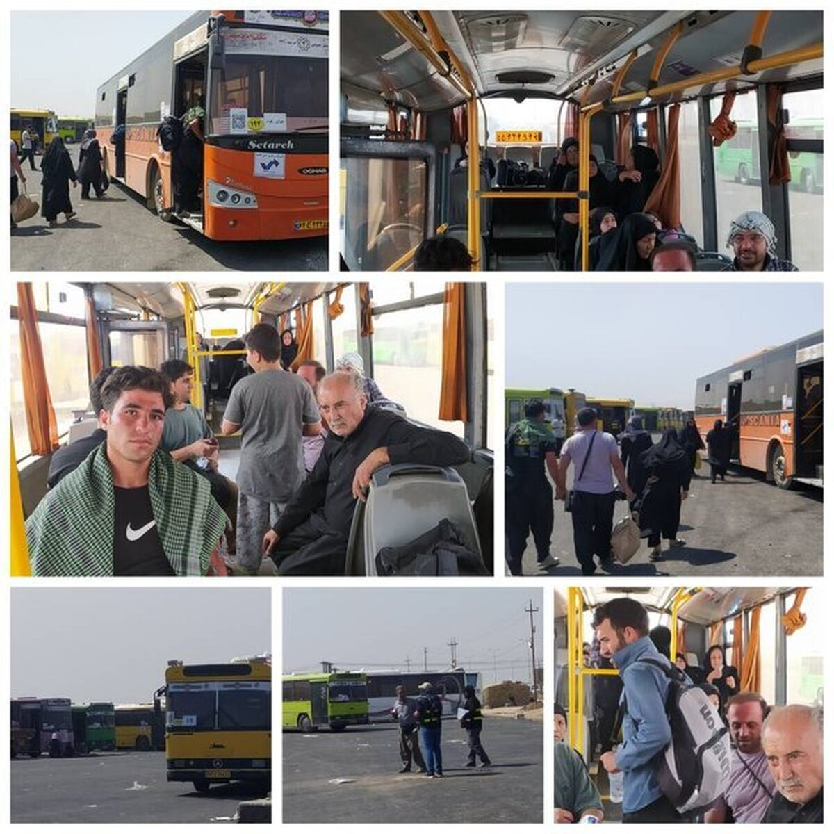 فعالیت شبانه‌روزی و سه‌شیفته اتوبوسرانی تهران برای جابه‌جایی زائران اربعین