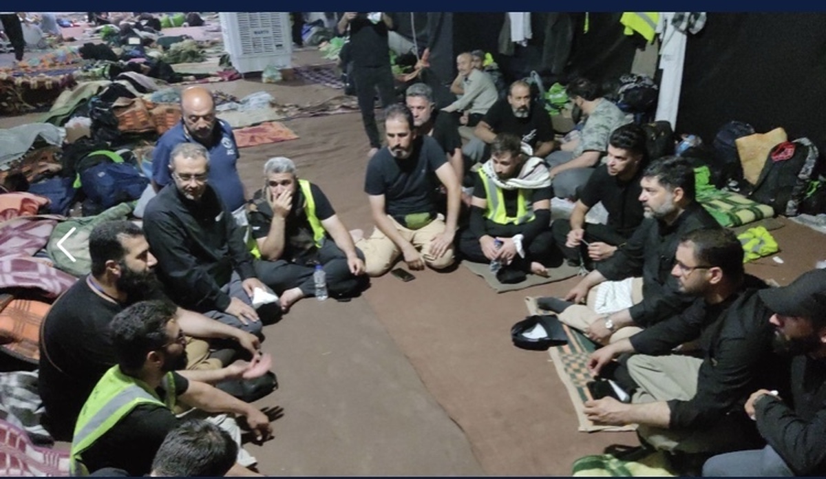 خدمت‌رسانی ۵۰۰ نفر به زائران حسینی(ع) در قرارگاه کربلا