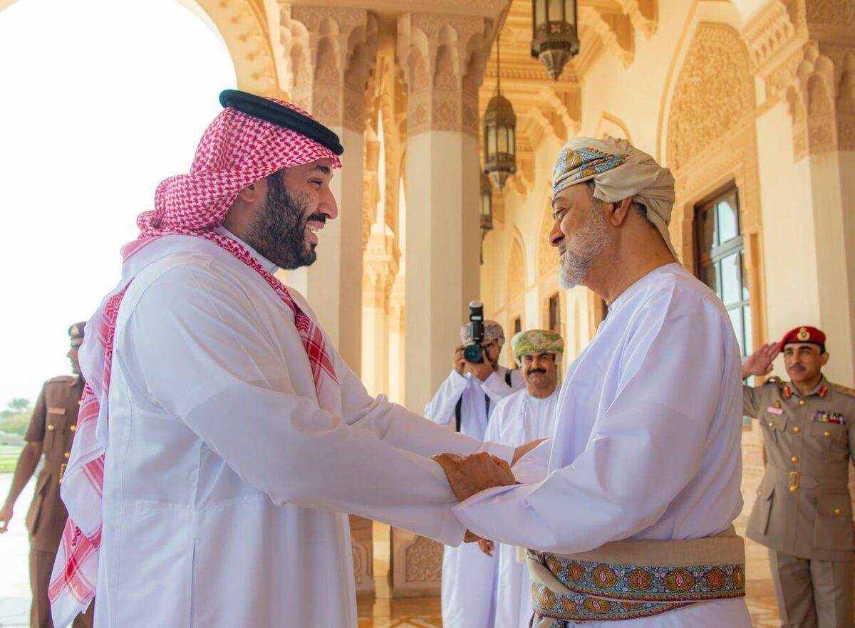 سلطان عمان و ولیعهد عربستان در مسقط دیدار کردند