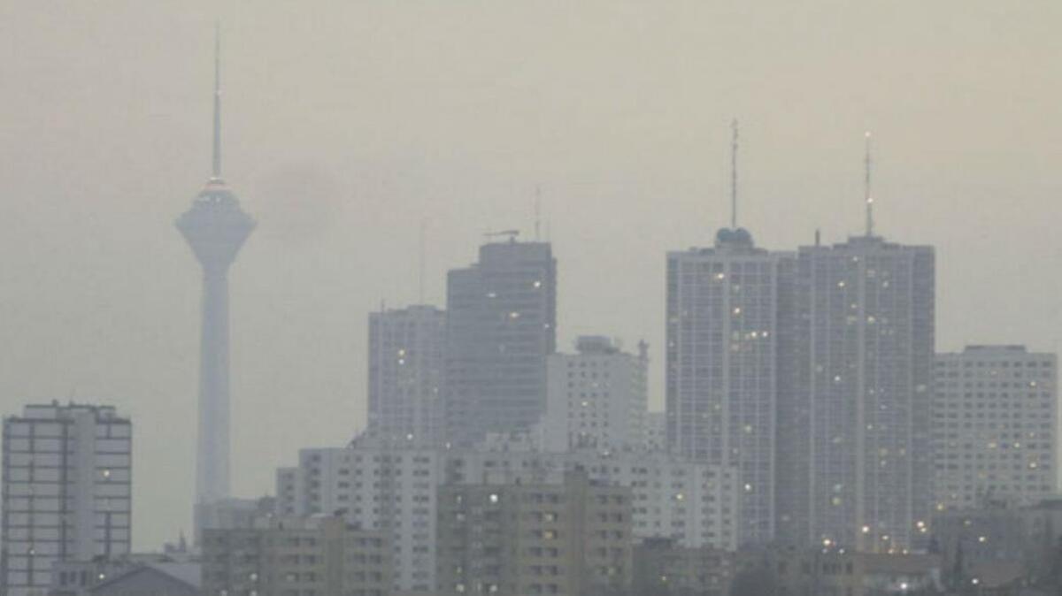هوای شهر تهران در شرایط ناسالم