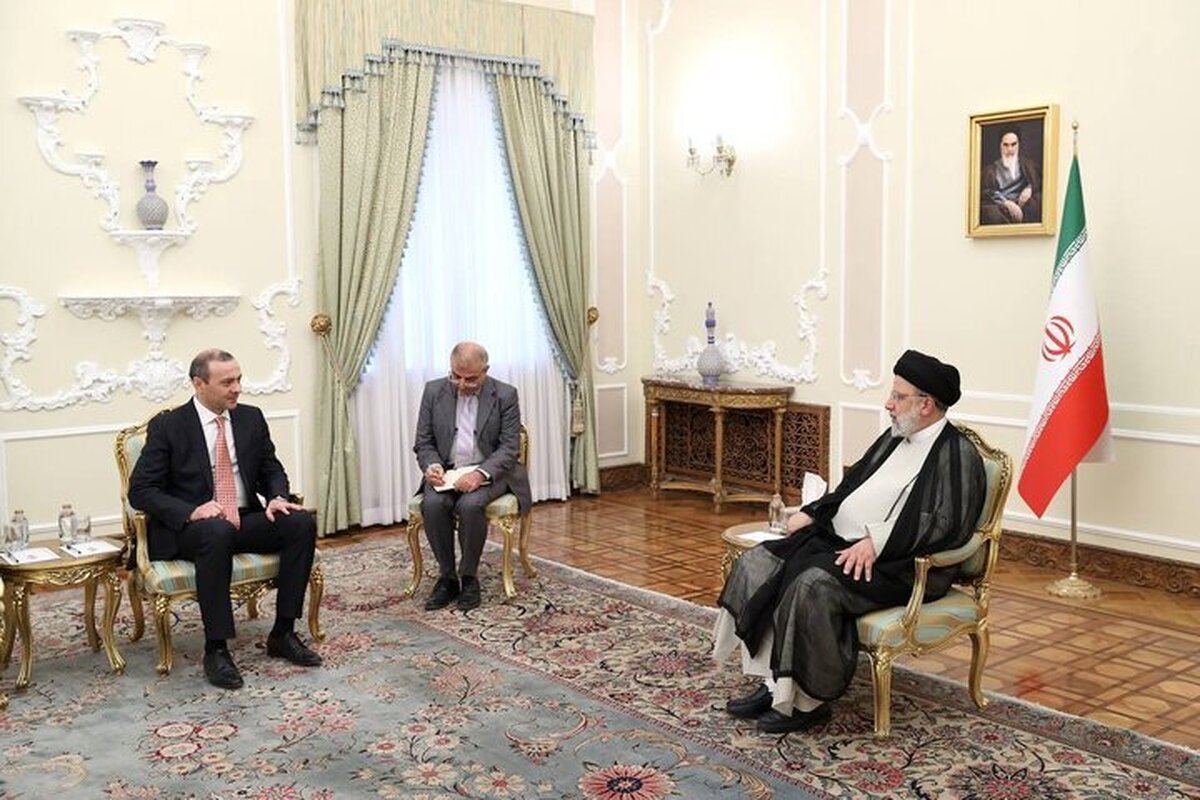 رئیسی: تاکید ایران، حل مسائل جمهوری آذربایجان و ارمنستان از طریق گفتگو است
