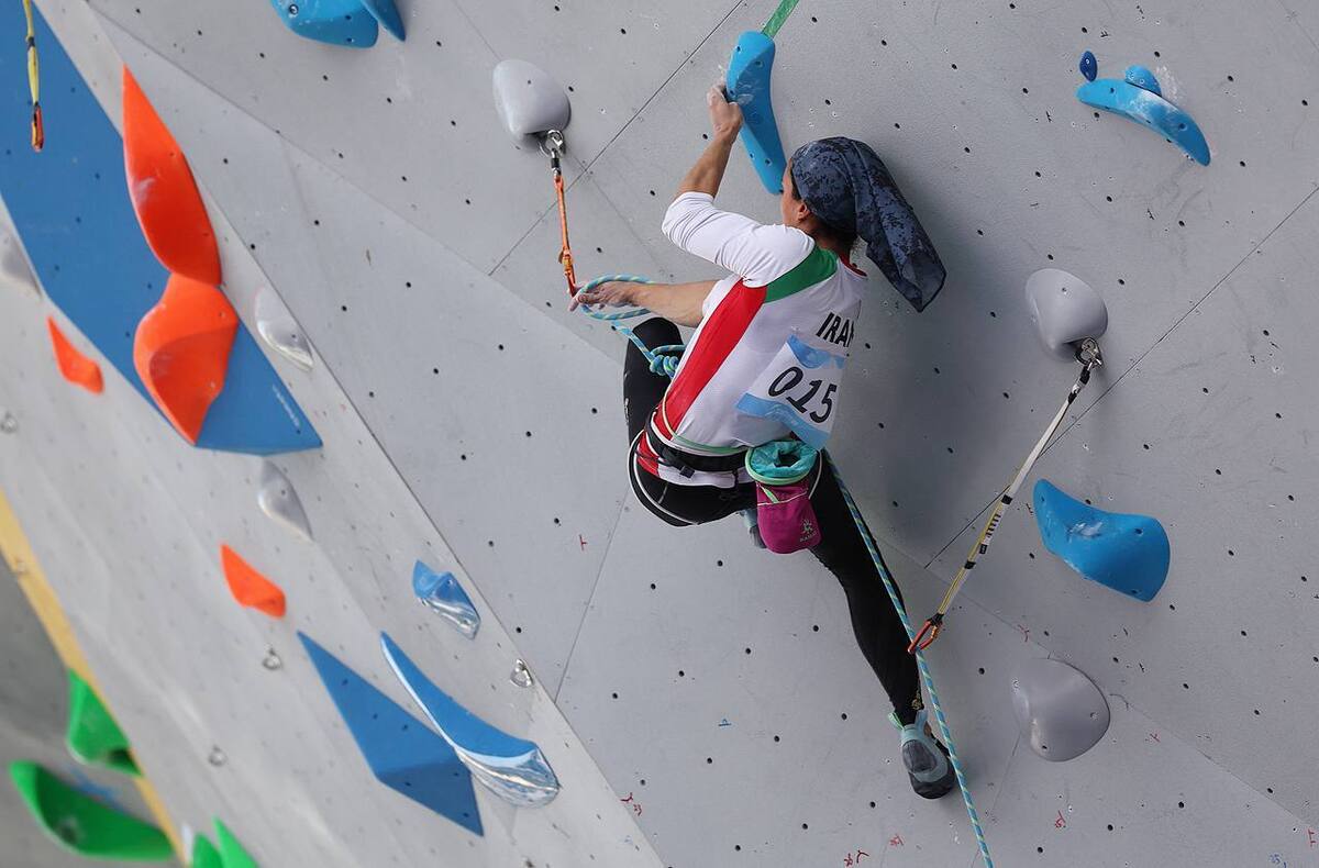 بازی‌های آسیایی هانگژو| هفتمی دختر سنگنورد ایران در بولدرینگ و لید/ صعود رکابی به نیمه‌نهایی