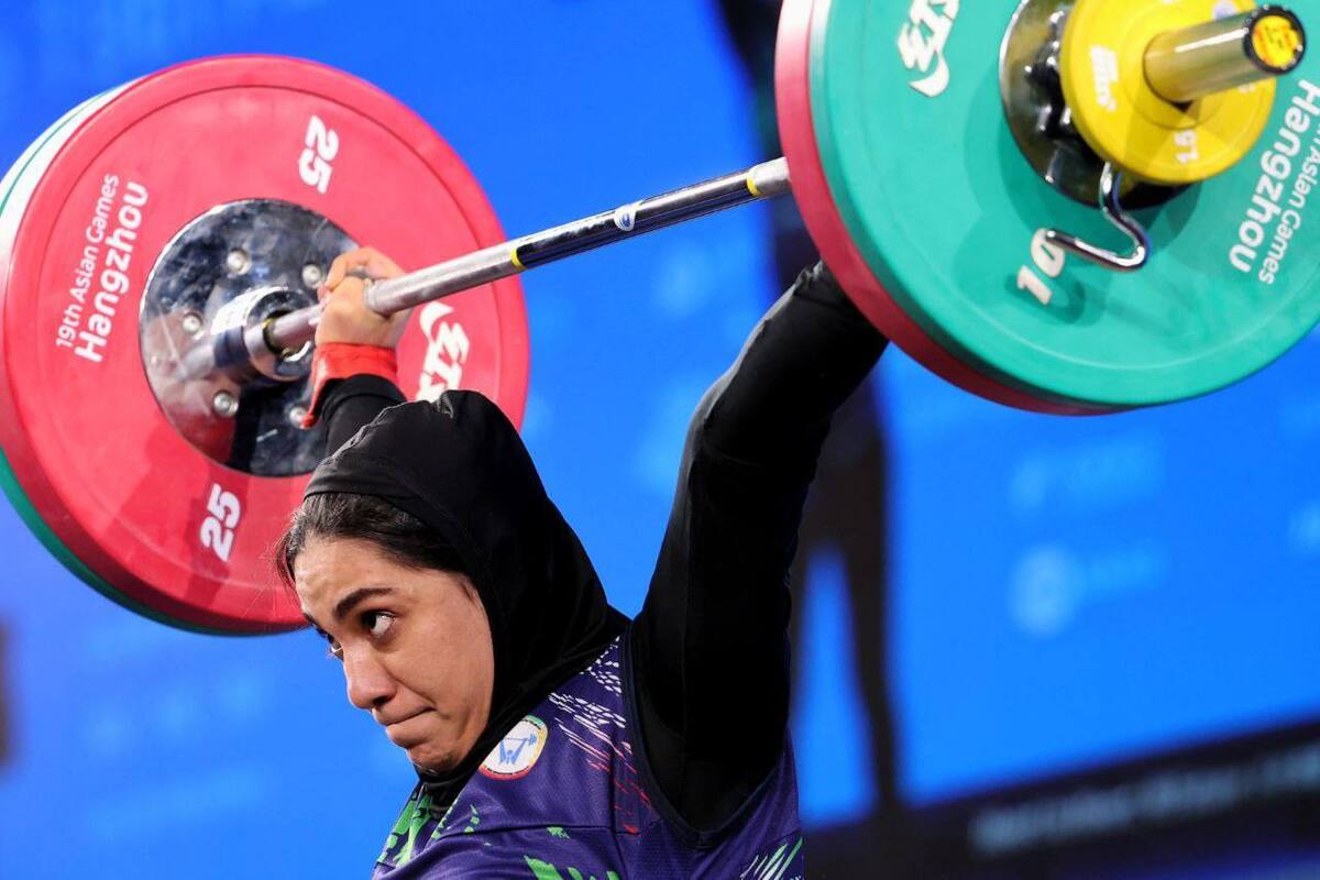 بازی‌های آسیایی هانگژو| دختر وزنه‌بردار ایران نهم شد