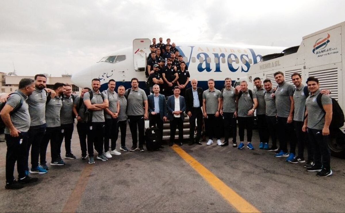 تیم ملی فوتبال به اردن سفر کرد