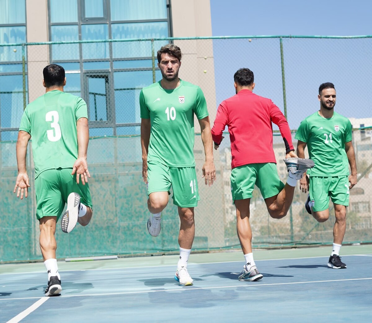 گزارش تمرین تیم ملی فوتبال| صحبت‌های ۱۵ دقیقه‌ای قلعه نویی برای ملی پوشان