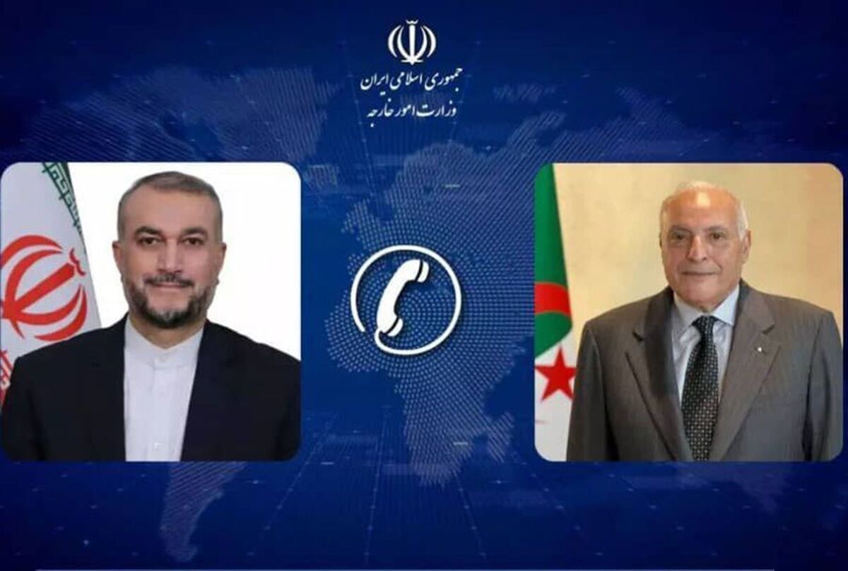 وزیران خارجه ایران و الجزایر بر توقف جنایات صهیونیست‌ها در غزه تاکید کردند