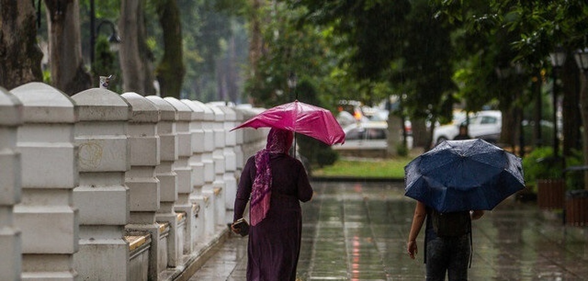 بارش باران و وزش باد شدید در برخی نقاط کشور
