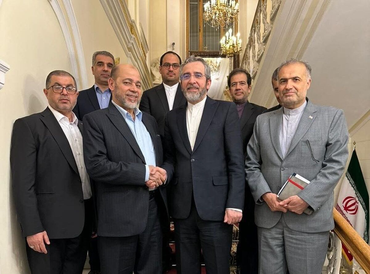 دیدار «علی باقری» با عضو دفتر سیاسی حماس