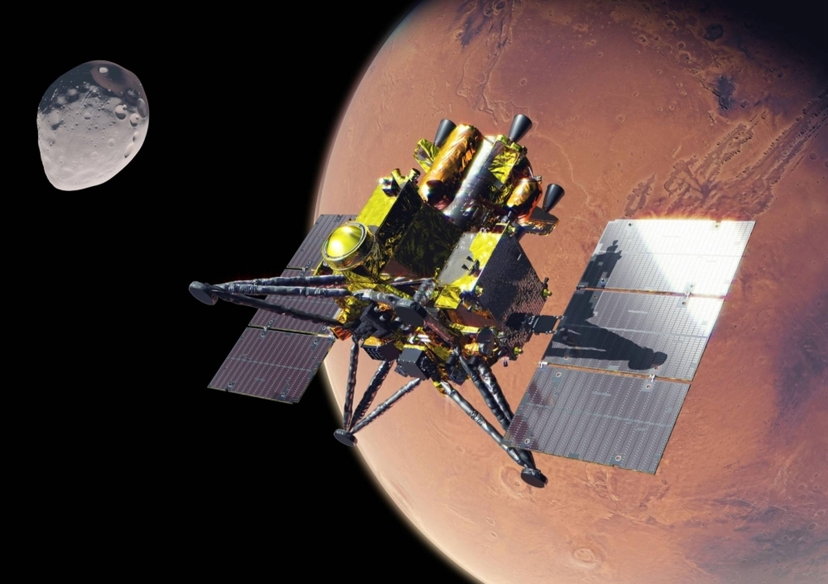 اختلال موشکی نمونه‌برداری ژاپن از قمر مریخ را به تأخیر انداخت