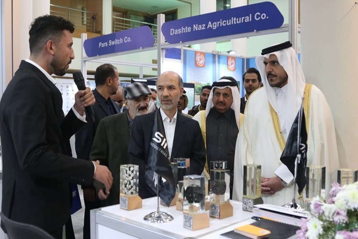 رؤسای «کمیسیون مشترک همکاری‌های ایران و قطر» از نمایشگاه تولیدات داخلی بازدید کردند