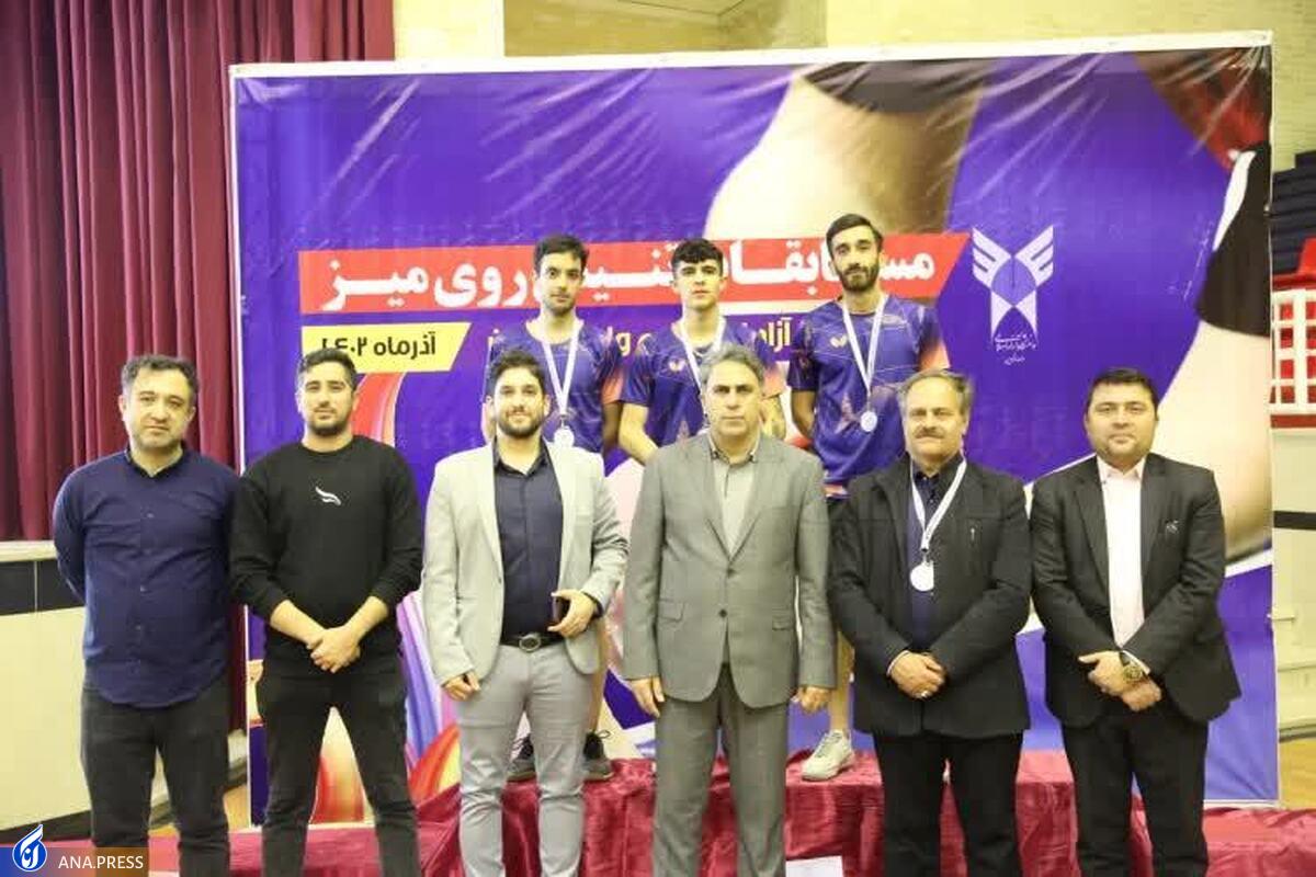 اصفهان قهرمان مسابقات تنیس دانشجویان پسر دانشگاه آزاد شد/ نایب قهرمانی به میزبان رسید