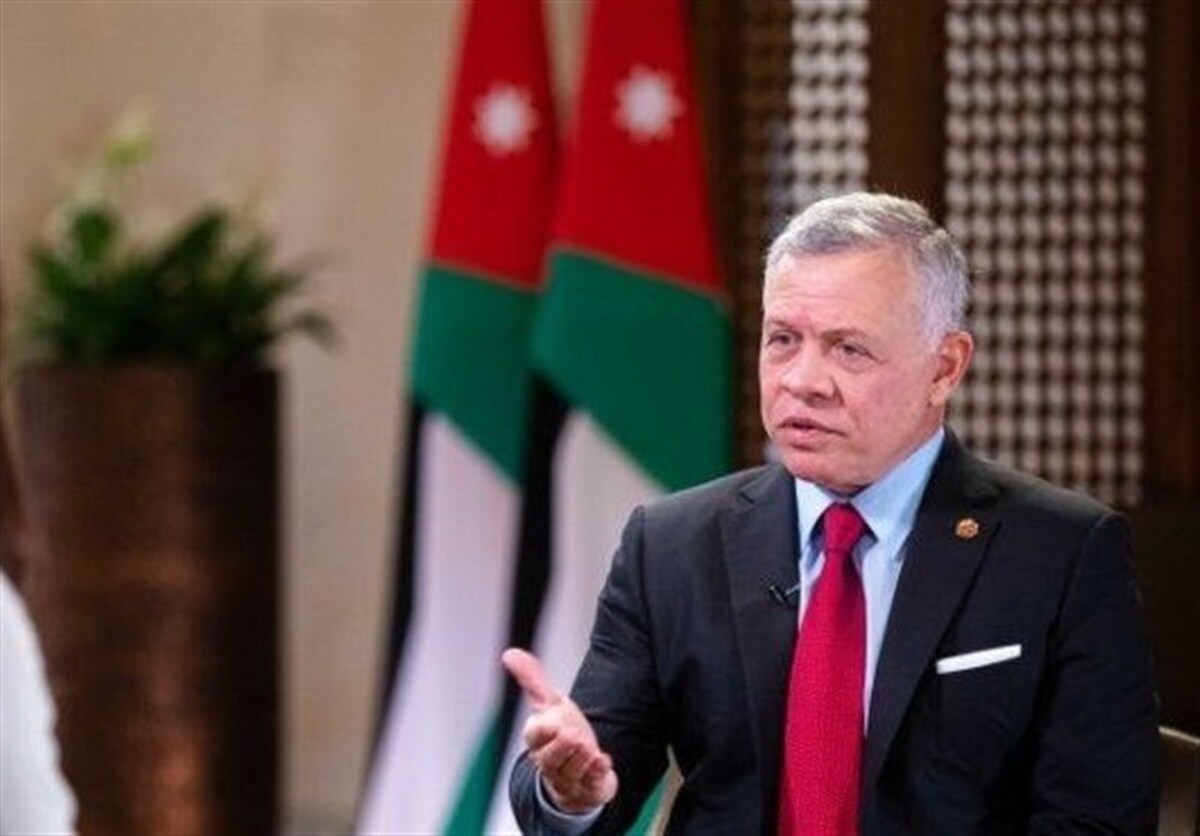 پادشاه اردن: مخالف جداسازی کرانه باختری و نوار غزه از یکدیگر هستیم