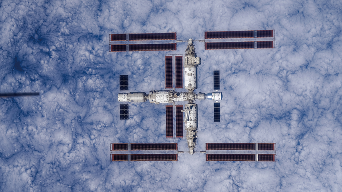 انتشار تصاویر با وضوح بالا از ایستگاه فضایی چین
