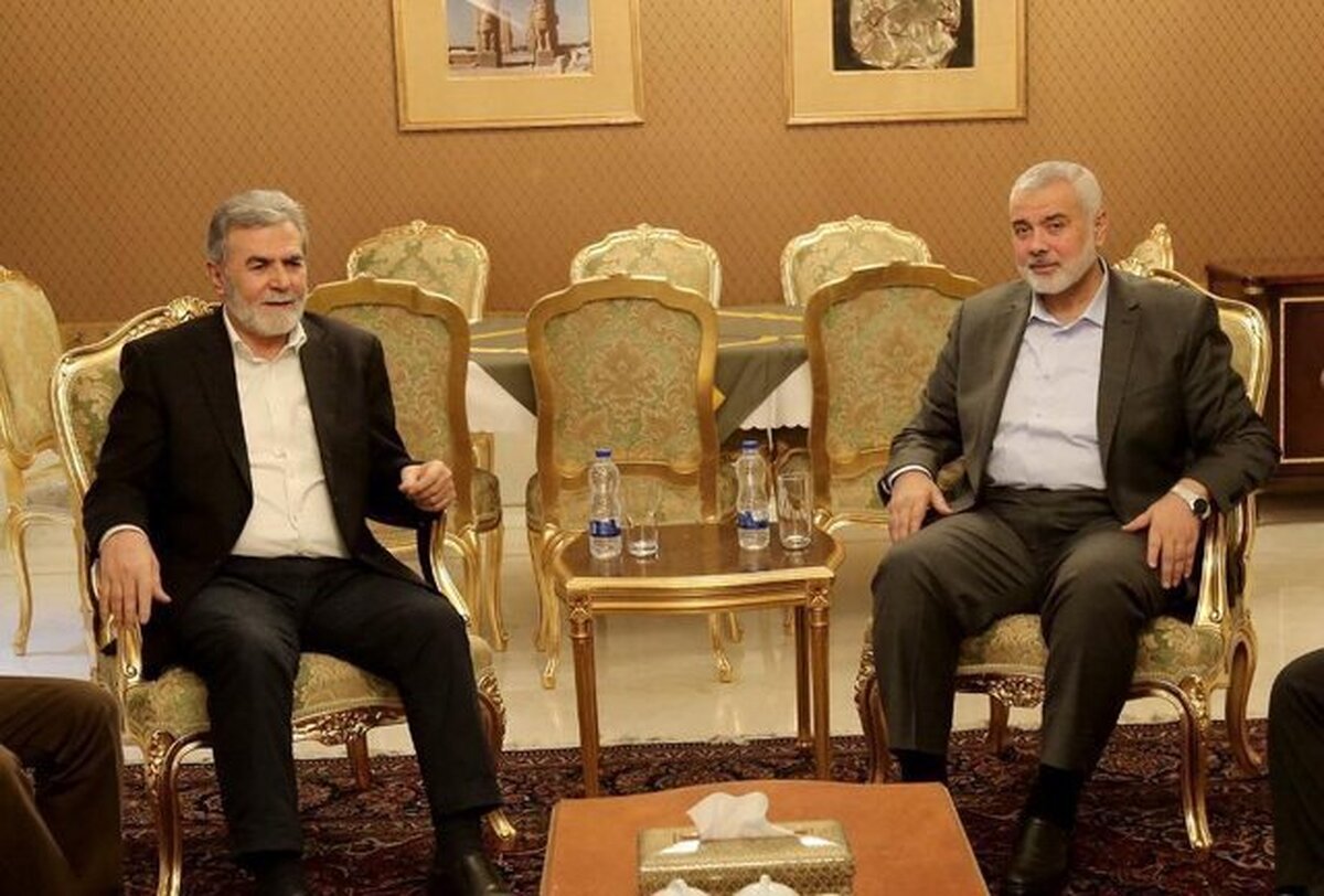 دیدار رهبران حماس و جهاد اسلامی فلسطین در تهران