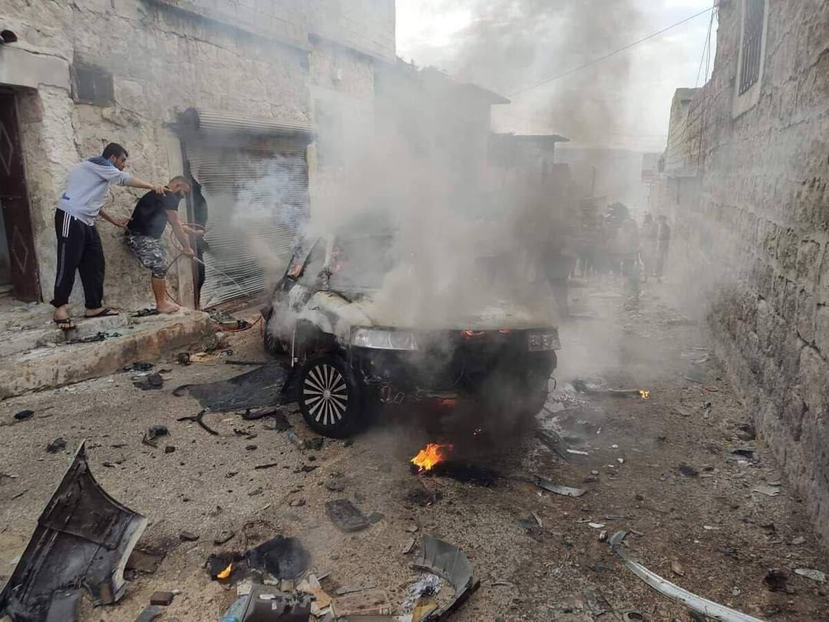 انفجار خودروی بمب‌گذاری‌شده در حلب با حداقل ۷ کشته + فیلم