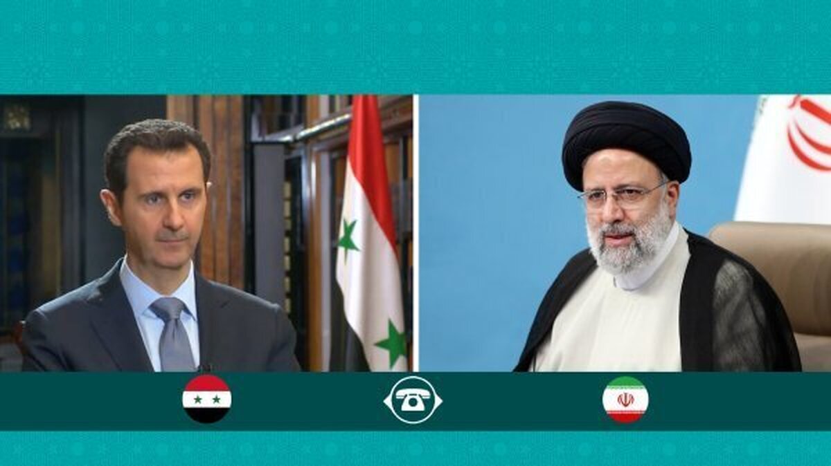 رئیسی با بشار اسد گفت‌وگو کرد