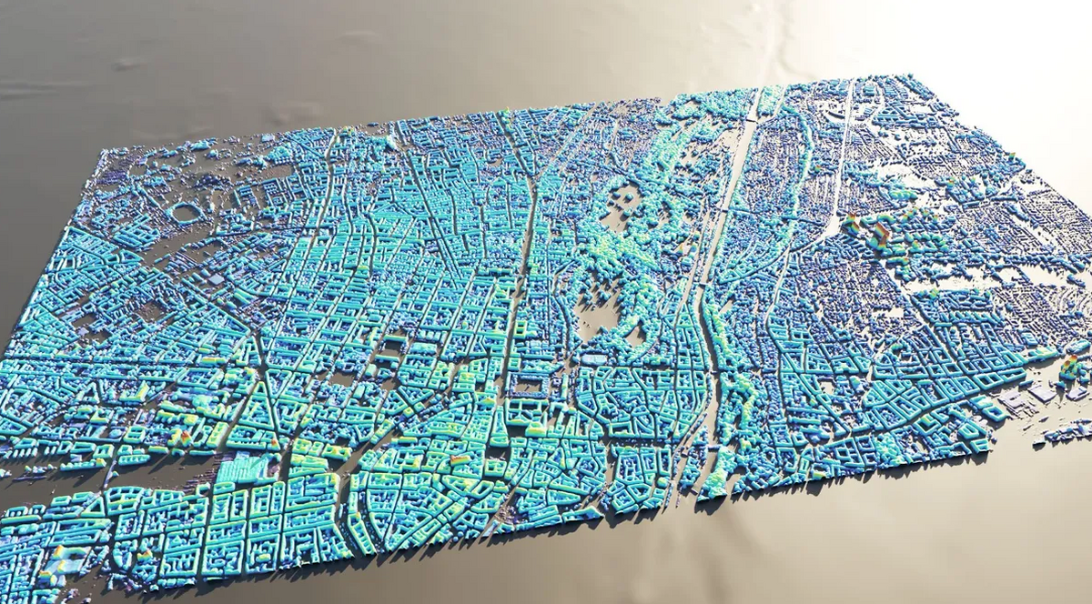 هوش مصنوعی از شهر‌های آسیب‌دیده نقشه سه‌بعدی تولید می‌کند