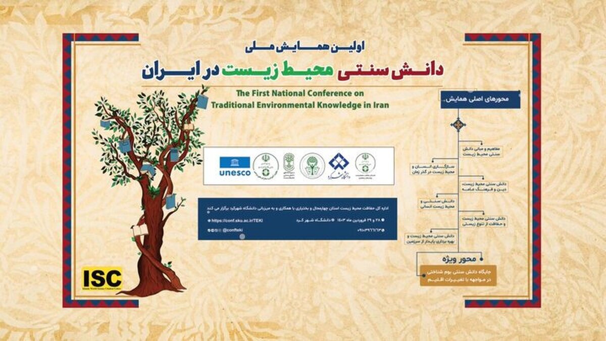 همایش ملی دانش محیط‌زیست ایران برگزار شد