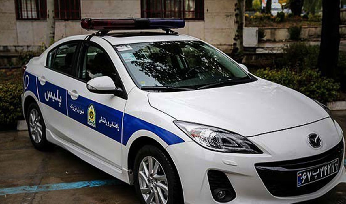ماشین پلیس‌های دوربین‌دار در شهر تهران
