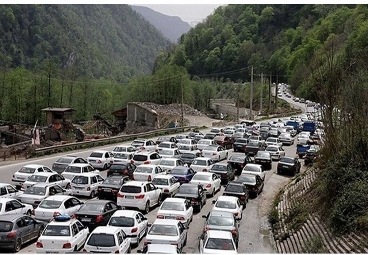 ترافیک سنگین جاده چالوس و آزادراه تهران - شمال/ هر دو محور یکطرفه شد