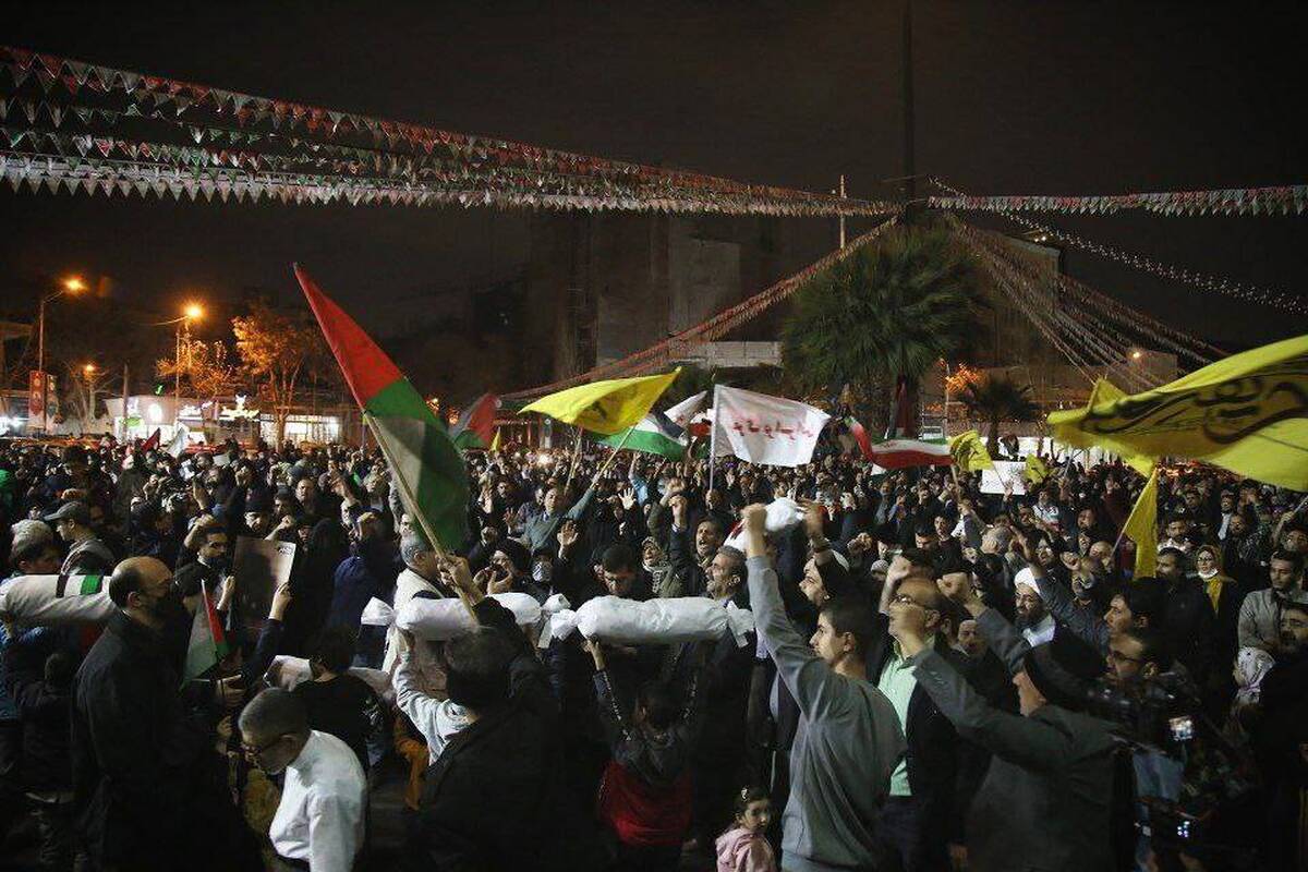 تجمع امت حزب الله شهر تهران در محکومیت جنایات اخیر رژیم منحوس صهیونیستی+ عکس